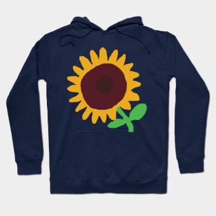 Minimal Artsy Sun Flower Hoodie